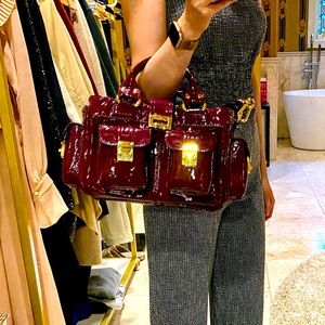 CC Skye Patent Leather Handbag